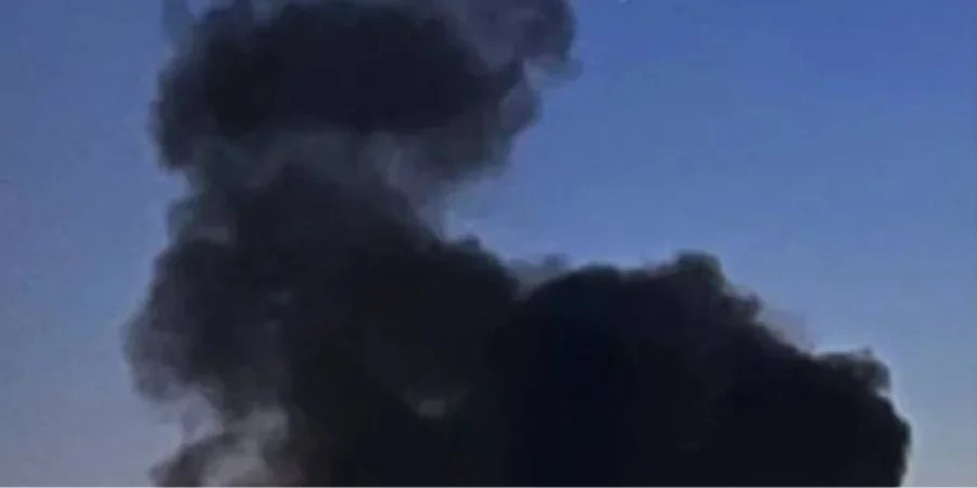 У Харкові російський дрон влучив в АЗС, спалахнула пожежа