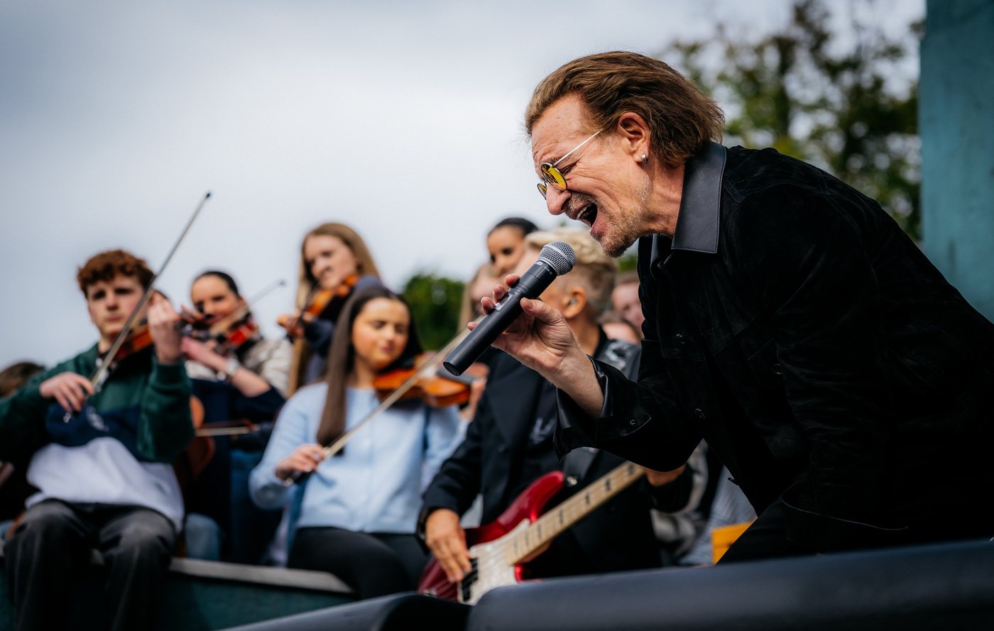 U2 відзначили 50-річчя концертами в Дубліні та рідній школі
